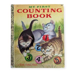 My First Counting Book Little Golden Book by Lilian Moore Hard Cover Book